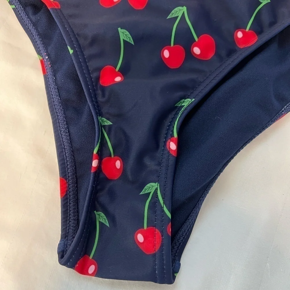 BIKINI bottom cherry print size L JUNIOR